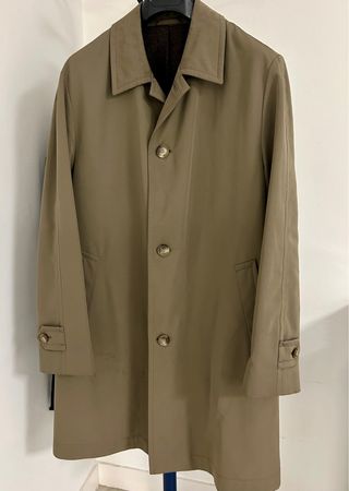 Gabardina Hugo Boss Forrada Beige