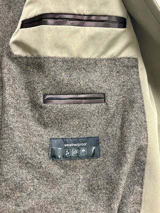 Gabardina Hugo Boss Forrada Beige