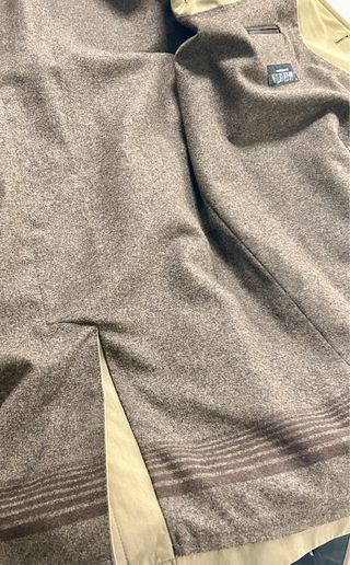 Gabardina Hugo Boss Forrada Beige