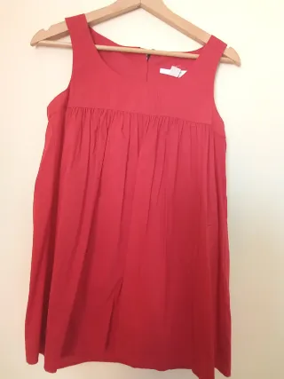 Blusa larga  Zara Rojo Talla XS