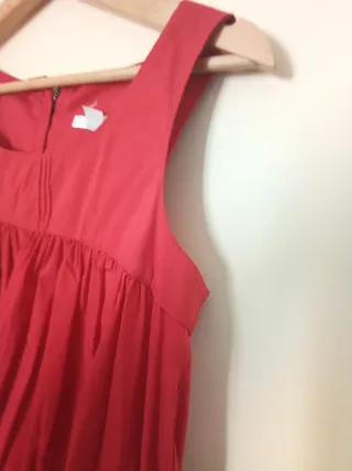 Blusa larga  Zara Rojo Talla XS