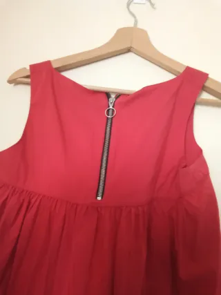 Blusa larga  Zara Rojo Talla XS