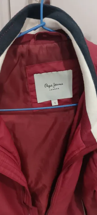 Cazadora Bomber Pepe Jeans Talla S Roja