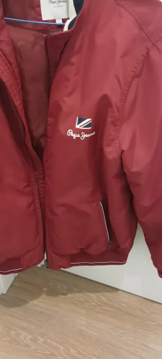 Cazadora Bomber Pepe Jeans Talla S Roja