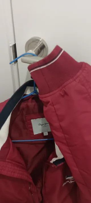 Cazadora Bomber Pepe Jeans Talla S Roja