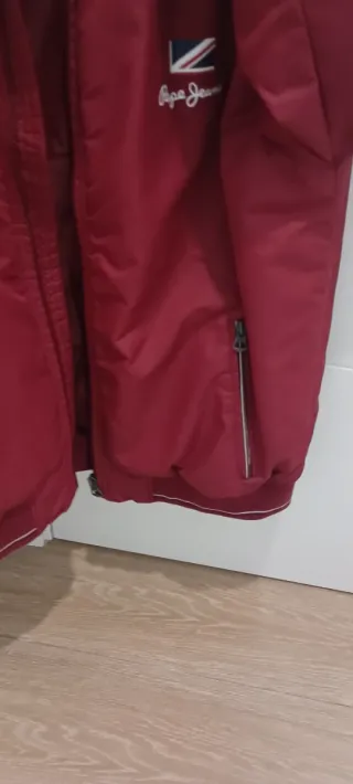 Cazadora Bomber Pepe Jeans Talla S Roja