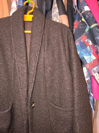 Abrigo imitación piel de cordero