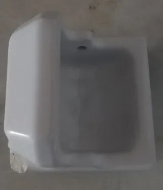 Jabonera y portarrollo baño porcelana