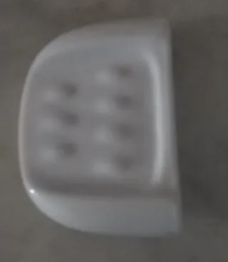 Jabonera y portarrollo baño porcelana