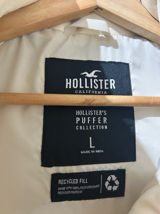 Chaleco Hollister Beige Talla L