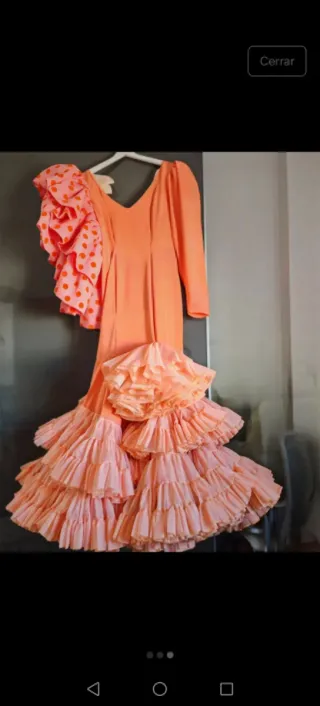 Traje de flamenca volantes
