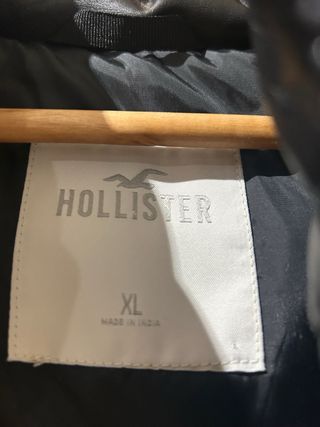 Chaleco Hollister Negro Talla XL