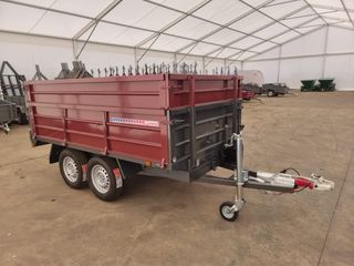 Remolque basculante para coche con freno inercia