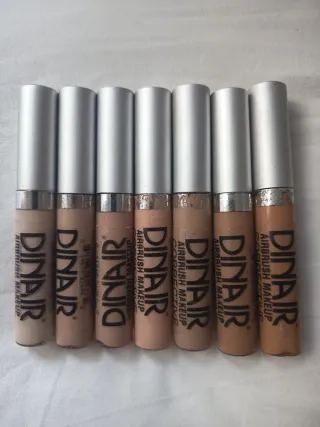 Lote 7 correctores Dinair Airbrush Makeup