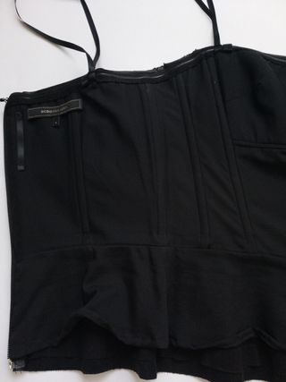 Top/Bustier palabra de honor.Ecopiel. BCBGMaxazria