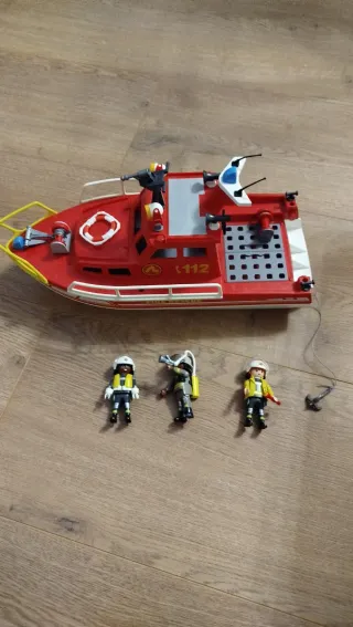 Playmobil Barco Policía y Accesorios