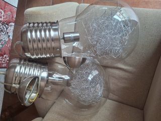 Lámpara Cristal Forma Bombilla