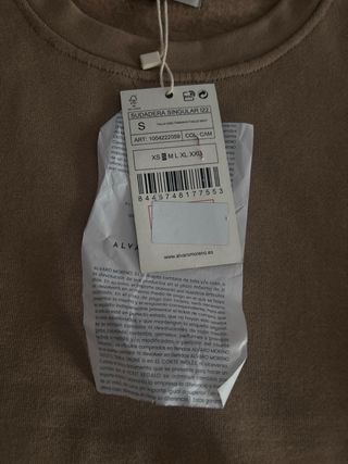 Sudadera Álvaro Moreno Marrón Talla S