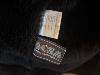 Chaqueta Muton Negro Impecable