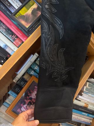 Chaqueta Muton Negro Impecable