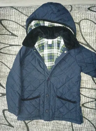 Parka Chaquetón Azul Marino Talla 8