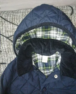 Parka Chaquetón Azul Marino Talla 8