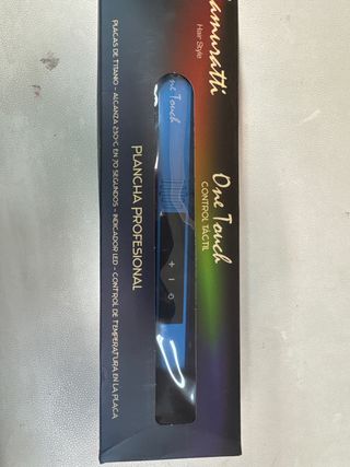 Plancha de pelo Samuratti One Touch Azul