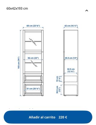 Vitrina Besta Ikea Cristal