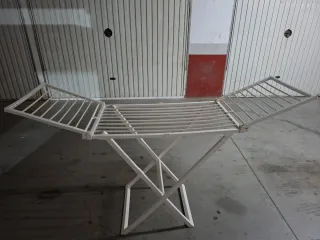 Tendedero plegable blanco