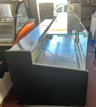 Vitrina expositora + reserva cristal recto 2500mm