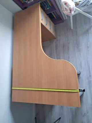 Mesa escritorio 4 cajones en L (esquinero)