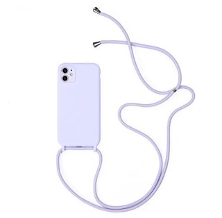 Custodia in silicone viola per iPhone 14 Plus