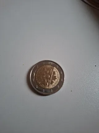 Moneda 2 euros "Le bleuet de france"