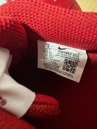 Nike Dunk Low Rojo y Blanco