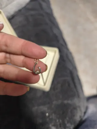 Colgante Plata 925 con Diamante Natural