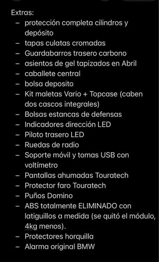 BMW R1200GS k25 con maletas Vario y extras