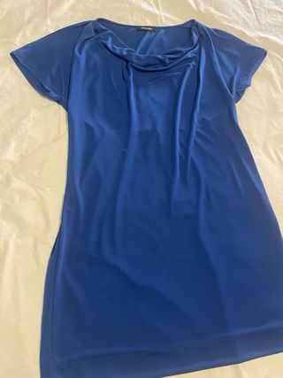 Vestido fluido azul