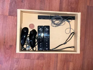 Nintendo Wii Pack Mario Kart con caja + 3 juegos