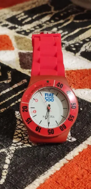 Orologio FIAT 500 Rosso