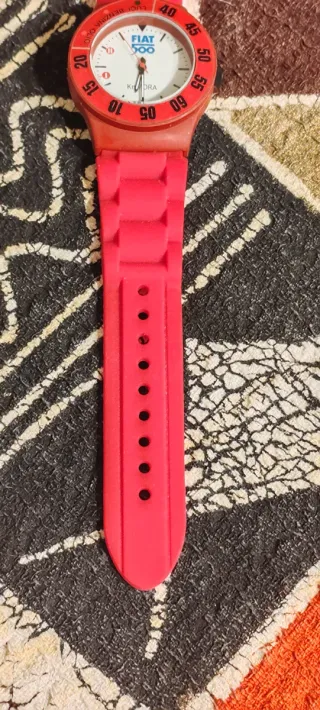 Orologio FIAT 500 Rosso