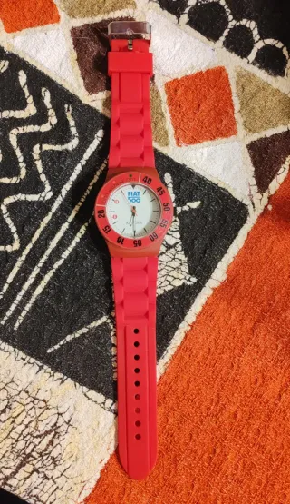Orologio FIAT 500 Rosso