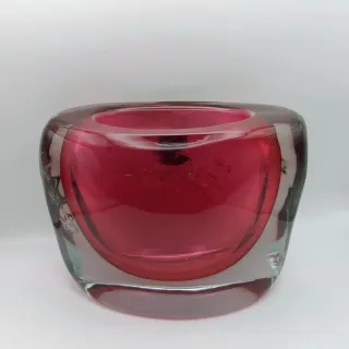 Vaso vintage Murano in vetro sommerso