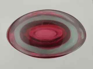 Vaso vintage Murano in vetro sommerso