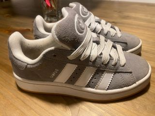 Adidas Campus Gris y Blanco