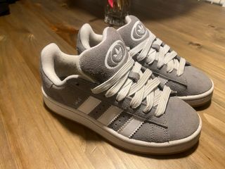 Adidas Campus Gris y Blanco
