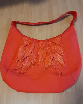 Borsa Silvano Biagini arancio corallo