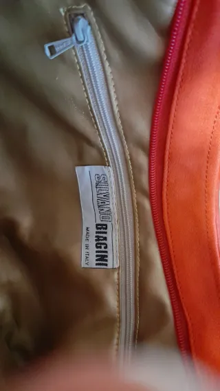 Borsa Silvano Biagini arancio corallo