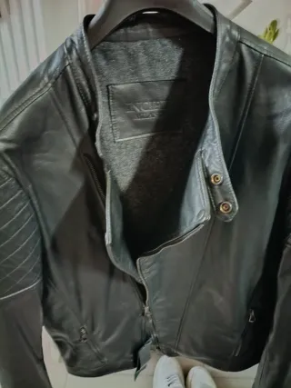 Giubbotto Pelle Uomo INCIPIT Nero Tg M
