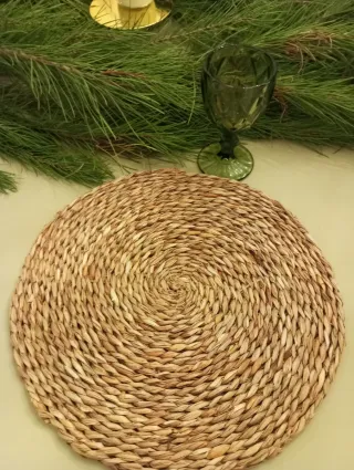 Bajoplatos de enea (Set de 4)