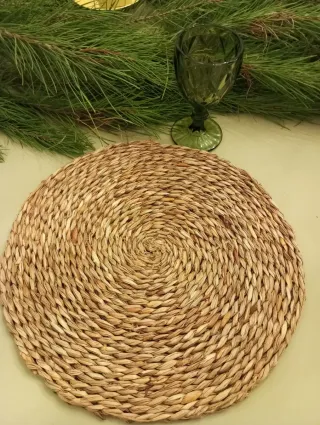 Bajoplatos de enea (Set de 4)